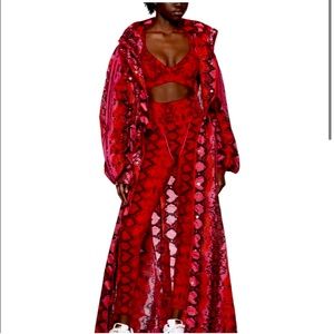 ADIDAS X IVY PARK / Beyoncé two piece outfit S worn once pink snake print